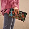 Avondtassen Vrouwen Tas Handtassen Zomer Katoen Koppeling Geborduurde Portemonnee Telefoon Munt Kwastje Kleine Bloemen Vrouwelijke Bolsa Casual Portemonnee Vintage