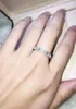 Cluster Ringen Paar Eternity 4mm Lab Diamond Ring 925 Sterling Zilver Bijou Engagement Wedding Band Voor Vrouwen Mannen fijne Partij Sieraden
