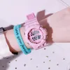 Armbandsur Mode LED Digital Watch Kvinnor Sport Fritidsdag Elektronisk Kvinnlig Klocka Lyx Silikon Armband Armbandsur Armband Present