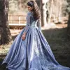 Arabic Lace Ball Quinceanera Sheer Long Satin Ruched Applique Beaded Sweet 16 Dress Vestido Formal Party Prom Evening Gown