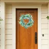 Fleurs décoratives Berry Ring Wreath All Season For Festival Exquis Easter Floral Leaves Front Door Walls Cheminée Table