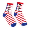 Trump 2024 Chaussettes Party Favor Président MAGA Trump Lettre Bas Étoiles Rayées Drapeau Américain Sport Chaussettes JY09