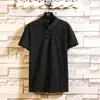 Blazers New Arrival Men Men Cotton and Linen Short Sleeve Tshirt+Shorts 2pc مجموعة قميص صلب+شورتات منزلية للذكور m5xl 7006