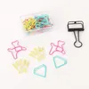 10pcs/lot Dog Diamond Crown Paper Clips Creative Interesting Bookmark Clip Memo Shaped H0306