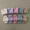 Ensembles de vêtements nés nés à ressort pour bébé fille des vêtements à double face col de velours collier de sports de sport hiver