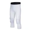 Short de basket-ball sport Anti-évitement sécurité hommes Fitness 3/4 Leggings avec genouillères Compression pantalon genou preuve