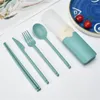 Dinnerware Sets Tableware 5pcs/set Reusable Household Set Storage Portable Outdoor With Cutlery Quality Chopsticks Box High