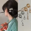 Vintage Chinese Stijl Hanfu Haar Stok Vrouwen Metalen Bloem Haar Vork Haar Eetstokjes Haarspeld Vrouw Sieraden Haar Clip Accessoires