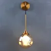 Vägglampa Modern Sconce Ljus Glaskula Oregelbunden Grå För Badrum Sovrum Sängbord Hall Bakgrund Dekoration Belysning Led