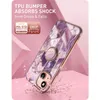 Для iPhone 13 14 Case Cosmo Snap Marble Case со встроенным вращающимся держателем кольца