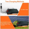 Nuova batteria 24V 100Ah 120Ah LiFePO4 Batteria 25.6V integrata BMS LiFePO4 per sistema di energia solare RV House Trolling Tax Free