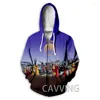 Men's Hoodies Fashion 3D Print Magma Band Zipper Zip Up Hooded Sweatshirts Harajuku Hoodie Hip Hop