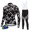 Racing Sets Sublimatie Ademend Volledige Rits Bib Fiets Set Kleding Jersey Sweatshirt Heren Nauwsluitende Sneldrogende Fietskleding