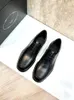 5A Original BOX Business Wedding Fashion Designer de luxe Printemps Automne Chaussures Homme Chaussures en cuir de vache Semelle en caoutchouc Grande taille 45 Office Business Dress Flats