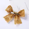 Children Flowers Lace Bowknot Ribbon Hair Clip For Kids Sweet Bobby Pin Baby Girl Pincess Bow Barrette Side Hairclip Hair Accessories