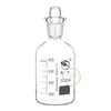 1 st/lot Lab 250ml 500ml 1000ml glasavloppsflaska löst syre