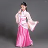 Stage Wear 2023 Hanfu Gaun Girl Flower Costume cinese Vista tradizionale Abito da fata per adulti Dancing