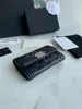 2023Luxury العلامة التجارية CC Wallet Cardholder Classic Design Caviar Caviar Cattle Pickup