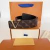 Cinturón de diseñador Hebilla de moda Cinturón de cuero genuino Ancho 4.0 cm 20 Estilos Alta calidad con caja diseñador hombres mujeres cinturones para hombre AAAAA208