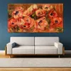 Blommor Canvaskonst Anemoner Pierre Auguste Renoir målning Impressionistisk heminredning