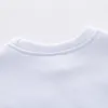 T-shirt arrivo Autunno moda Inghilterra Stile bambini vestiti ragazzi ragazze a maniche lunghe in cotone plaid t-shirt top coat 230707