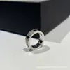 Designer Charm v Gold CNC Sculpture Carter Classic Black Unhel Rose Rose Full Sky Star Wide Edition Casal 18K Diamond Diamond