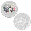 Arts and Crafts Four divine beasts Commemorative coin lucky coins metal handicraft wholesaler