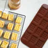 Moldes para assar 2/4/5 peças 12 mesmo faça você mesmo molde para pedaços de chocolate Waffle pudim ferramenta bandeja para bolo cozinha em casa