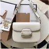 Deluxe PU Pocket 1955 Horse Saddle Bag Designer Bag G Quality Luxury CrossBody Fashion Fibbia da donna Horse Snap Hold tote Borsa a mano Borsa vintage piccola quadrata