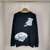 2023 designerskjorta herr hoodie sweatshirt Ny Qeen Skull Letter Jacquard Pullover Lös tröja Svart Vit Grön Asien Storlek s m l xl xxl herr jacka herr hoodie tröja