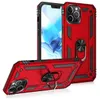 DHL Shockproof Armor Kickstand Phone Case For iPhone 15 14 13 12 11 Pro XR XS Max X 6 6S 7 8 Plus Magnetic Finger Ring Anti-Fall Cover