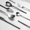 Bestick Set NalKin Matt Guld Bestick Rostfritt Stål Silver Set Bestick Drop Rabatt