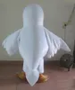 Costumi della mascotte dell'uccello bianco di Halloween Personaggio dei cartoni animati Vestito dell'abito Vestito da festa all'aperto di Natale Abbigliamento pubblicitario promozionale per adulti