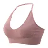 Tenue de yoga V profond Sexy soutien-gorge de sport femmes suspendus cou réglable beauté dos décontracté sous-couche respirant ouvert haut court