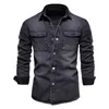 Herenjassen High-End Herfst Gepersonaliseerde Denim Jas Jas Mode Europese En Amerikaanse Leisure Washed-out Top