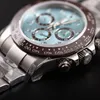 MensWomens Relógios Roler Watch 116506 Sapphire 40mm Cal4130 Movimento Mecânico Automático Versão Árabe Relógio Cerâmica Moldura Círculos Mergulho Luminoso 100 X