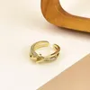 Alianças de casamento fofinhas de cristal feminino com pingente de ouro amarelo, recém-abertas para mulheres de luxo com pedra de zircônia noivado