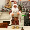 Christmas Decorations 40 Style Doll 30CM Santa Claus Elk Snowman Year 2023 Merry for Home Ornaments Natal Navidad 221124