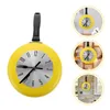 Horloges murales Pan Horloge Rustique Décor Extérieur Suspendus En Métal Maison Mouvement Salle De Réception En Plastique Orner Bureau Creative