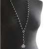 Pendant Necklaces Gothic Occult Rosary Onyx Bead Necklace With Pentagram // Real Gemstone Satanic Witchcraft Lef