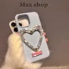 Designerskie silikonowe etui na telefon Girl Candy Love Stand iPhone 14 13 12 Pro 11 14 Miękkie etui chroniące przed upadkiem