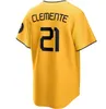 2023 City Connect 21 Roberto Clemente Jerseys 32 Henry Davis Starling Marte Francisco Cervelli Kent Tekulve Josh Bell Chris Pirates Archer Gregory Polanco Baseball