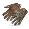 Radfahren Handschuhe Outdoor Sport Motorrad Schießen Jagd Voll Finger Camouflage Touchscreen Taktische