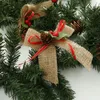 Decorative Flowers Christmas Rattan Garland Wreath Artificial Xmas Tree DIY Party Pine Cones Pendant