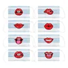 Gift Wrap 50sets Smiling Lip Scrapbook Stickers For Clothes Suitcase Laptop Diy Decorative Crafts Mask Decoration