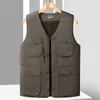 Men's Vests Men 2023 Spring Brand Business Casual Pocket Warm Waistcoat Vest Autumn Waterproof Outfits Sleeveless Coat Jacket Y74