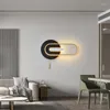 Wandlampen Art Design LED-lamp Geschilderd metaal Foyer Slaapkamer Gangpad Eetkamer Blaker Speciale decoratie Sfeerverlichting