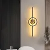 Wandlampen Wohnzimmerlampe LED TV Hintergrundlicht Gold Blakc Luxus Schlafzimmer Nachttisch Nordic Deer Long