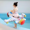 Sand Play Water Fun Kids Airplane Infant Float Pool Swimming Ring Inflável Circle Assento de bebê com volante Summer Beach Party Pool Toys 230707