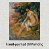 Reproduction d'art sur toile de haute qualité de Pierre Auguste Renoir nu dans la verdure Figure peinture décor de bureau à domicile